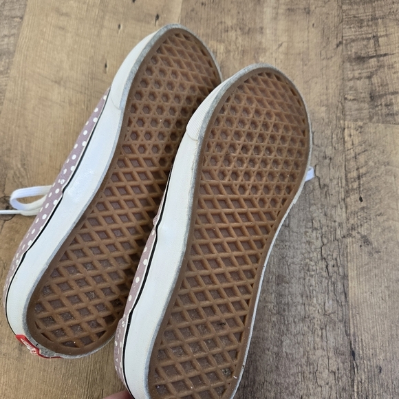 Vans Women's Polka Dot Sneakers - Light Purple and White Size 8 - Picture 9 of 12